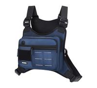 da petto, borsa portaoggetti di grande capacità e regolabile, blu, Consulte la descripción