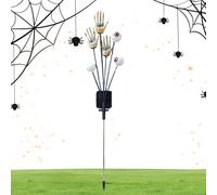 da Picchetto a Mano, da Picchetto con Mani Scheletro e Occhi, Decorazioni Spaventose Impermeabili per Giardino Cimitero, Idee per Feste all Aperto Halloween
