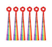 Da Polso Per Danza Multicolori A Mano 6 Pezzi 50 Cm | Strisce Da Polso Multicolore Rappresentazioni Artistiche Scolastiche Ginnastica E Allenamento Sportivo Feste Dei Bambini E