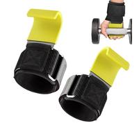 da polso per fitness, per bodybuilding, con ganci, antiscivolo, imbottite, traspiranti, per palestra, casa, allenamento