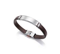Da Polso Viceroy Uomo 6371P09011 Pelle Marrone E Acciaio Inox - 21,5 CM