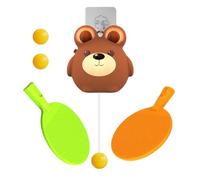 da porta - Set mini, gioco da tavolo portatile per interni, rete regolabile per montaggio su porta con racchette e palline | Divertente gioco per famiglie per giochi da tavolo ricr