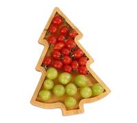 da portata natalizi: espositore a forma di albero di legno, vassoio per salsicce, decorazione per la casa, feste, frutta, formaggio, dessert, dolci, snack, cucina, soggiorno, tavolo da pranzo