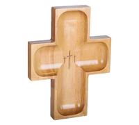 da preghiera in legno, grande rustica, centrotavola da tavola religiosa con design classico, accessorio da portata per colazione, insalata, torta, con funzione versatile,