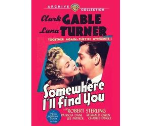 Da Qualche Parte Ti Troverò DVD (1942) - Lana Turner, Clark Gable, Reginald Owen