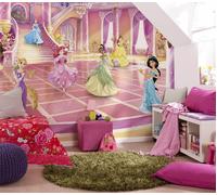 Da Ragazza Camera Murale Disney Carta Parati Festa Principessa 366x254cm Bambini