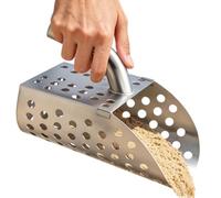 Da Sabbia Metal Detecting Attrezzo Setaccio Manuale Resistente | Pala Da Scavo Per Spiaggia Caccia Al Tesoro, Rocce, , Acqua Bassa, Pozza Di Marea, Escursionismo, Giardinaggio