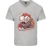 Da Saldatore Scherzo Tutti The Good Ones Argon Saldatrice Uomo Scollo A V Cotone