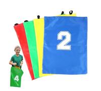 da salto per sacco di patate - 20x28 pollici 4 pezzi, attrezzatura per gare a staffetta per bambini e adulti, sacco da salto in tela resistente | Emozionante set di giochi da giardino all'apert