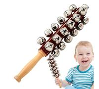 da slitta, campane slitte a mano Cellini da jingle a mano con manico in | Forniture di apprendimento della musica per la scuola domestica, sonagli a percussione, educazione precoce per bambini