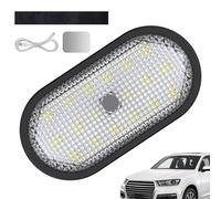 da soffitto per interni auto, luce di lettura a LED per auto, lampada a cupola ricaricabile tramite USB, 6 colori, luce posteriore per ciclismo, lampada da lavoro magnetica, per auto