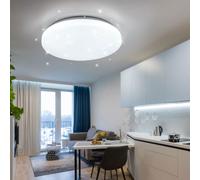 Da Soggiorno Plafoniera Lampadario Camera Letto LED Sterneneffekt Bianco Cct [EEK: F]