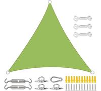 Da Sole Impermeabile A Vela Triangolare, Protezione UV(Green,4.5x4.5x4.5m)