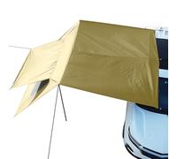 da sole impermeabile per campeggio, parasole retrattile | da sole pieghevole e resistente ai raggi UV con zanzariera, estensione per telone da tetto per veicoli