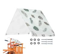 da sole per parco giochi, impermeabile, finestra per lucernario robusta, facile da installare, protezione UV, tende da sole, gazebo e per pergolato per sabbiera, portico