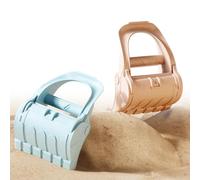 da Spiaggia Cucchiaia Escavatore da Scavo | 2 Pale a Mano ad Artiglio per Sabbia e Neve per Bambini e Bambine Outdoor Giardino Cortile Sentieri Terrazza Piscina Inverno
