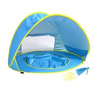 Da Spiaggia - Emergente | Da Sole Blaya Neonata | Rifugio Con Bambini Per Piscina | Parasole Mare Portatile, Baldacchino Compatto Con Protezione Solare UV, Mini Piscina Integrata Per