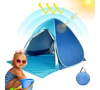 da spiaggia pops-up - ombra solare portatile istantanea Cabana Shelter | Facile installazione con baldacchino anti UV, protezione esterna impermeabile e borsa per il trasporto inclusa piscina