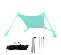 da spiaggia - Scheda solare portatile, UPF 50+ Shade Canopy | 4 borsette di sabbia copertura di protezione esterna, padiglione da campeggio familiare leggero, per uso di vacanze