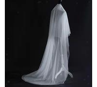 da sposa 260 cm, copricapo a due strati per ballo di fine anno,