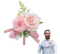 da sposa boutonniere, boutonniere, artificiale In asola Convient Pour Les Mariages, Bals, Fiançailles, Anniversaires, Dîners Officiels Et Autres Fêtes