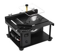 Da tavolo 12-24V 200W Mini elettrica da tavolo Taglierina con angolo di velocità regolabile for legno, plastica, acrilico Applicazioni versatili