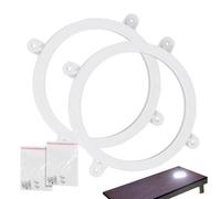 Da Tavolo A LED Per Cornhole - Set Di Bagliori Ad Anello Impermeabili, Kit Di Illuminazione Per Giochi Notturni | Accessorio Luminoso Per Feste All'aperto Per L'intrattenimento Sul Prato Nel Cort