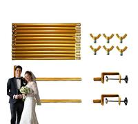 da Tavolo - Barra da Tavolo, Kit di da Tavolo Regolabile con Pinze | Tie Decorazione Romantica, Piatti da Festa, Cornice Palloncino, Supporto Decorazione Fiori