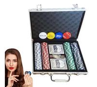 da tavolo da lettere, da professionisti: set di con custodia in alluminio per la notte di Card Cl