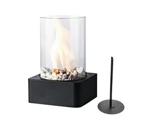 da tavolo mobile - Stufa a gas Nomade, stabile e moderno termico decorativo, dispositivo a fiamma calda, uso sicuro, riscaldamento compatto e portatile, struttura in metallo robusta