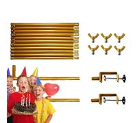 da tavolo - Supporto per decorazioni floreali per ufficio, telaio telaio, supporto per sfondo, display da tavolo per FE, sopra l'asta del tavolo | Kit reticolo