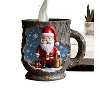 da tè con design di Babbo Natale, da caffè natalizia, da tè con motivo di Babbo Natale, per casa, scuola, viaggi, tavolo, centrotavola, festa di inaugurazione della casa, mamma, papà