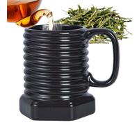 da tè - design a vite da 4 pollici | stoviglie in ceramica - 380 ml di caffè, latte, vino, succo, da birra per ristorante, cucina, caffetteria, casa, compleanno, Natale, uso quotidiano