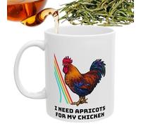 da tè - Porcellana Heat Head, Flint Drinkware Rustico Bird Artwork Beverage Container con superficie lucida | Creazione elegante per collezionare Sunrise Travel Relax Break