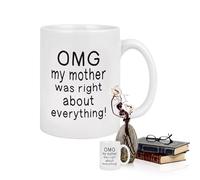 da tè - Regalo per la mamma, simpatica da caffè | Piccola in ceramica per la festa della mamma, regalo per le aspettative, divertente da viaggio per lavoro, cucina, rivelazione