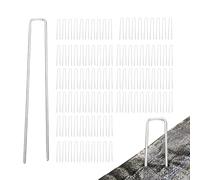 da Tenda,Fermagli A Forma Di U Ad Alta Resistenza Per Fissaggio A Terra - Elemento Per Giardinaggio E Per La Sistemazione Paesaggistica,Per Trampolini Telo da Copertura Giardino Portico Passaggio Cort