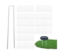 da Tenda | Fermagli A Forma Di U Ad Alta Resistenza Per Fissaggio A Terra - Elemento Per Giardinaggio E Per La Sistemazione Paesaggistica - Per Campeggio Recinzioni Trampolini Tendeie Viali Cortile