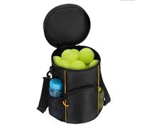 da tennis a spalla - porta raccoglitrice, organizzatore di attrezzi | Carrier di stoccaggio multi -tasca leggero, tracolla regolabile per il torneo sportivo per esterni per esterni da tennis Ra
