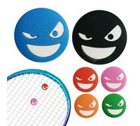 da Tennis in Silicone - Confezione da 6 di Vibrazioni per Racchette Leggeri | Amplificatori di Potenza Decorativi per Controllo del Rumore, stabilità, Asso