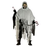 Da Uomo Adulto Ghoul Fantasma Costume Zombie Cadavere Halloween Demone Vestito