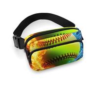 da uomo alla moda, portatile, con cinturino regolabile per corsa, escursionismo, viaggi, ghiaccio, acqua, fuoco, fiamma, softball, baseball