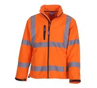 Da uomo alta visibilità visibilità Giubbino morbido Giacca Safety