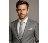 Cravatta Da Sposa Uomo Rosa E Bianca A Pois Pin Dot 730 UK