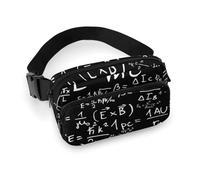 da uomo con decorazioni per abiti alla moda, confezione piccola completamente stampata, portatile con tracolla regolabile compatibile con le equazioni delle formule delle lezioni di