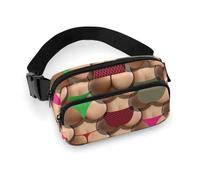 da uomo con decorazioni per abiti alla moda, confezione piccola completamente stampata, portatile con tracolla regolabile compatibile con il modello di culo sexy in mutandine