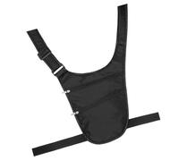 da uomo, da uomo, portafoglio a vita incrociata, impermeabile, portatile, per corsa, viaggi, esercizi, Nero , Consulte la descripción, Vedere la