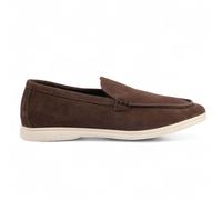 Da Uomo Durevole Marrone Slip-On Mocassini Ammortizzato Suola Smart Barca Scarpe