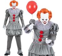 Da Uomo Halloween Autorizzato It Chapter 2 Pennywise Costume Da Smiffys