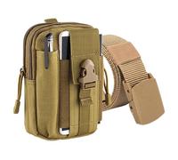 Da Uomo Impermeabile per Outdoor con Cintura e Grande Capacità