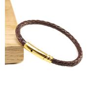 Da Uomo Intrecciato Pelle Bracelet-Genuine 5mm Intrecciato Leather-Colour Scelta